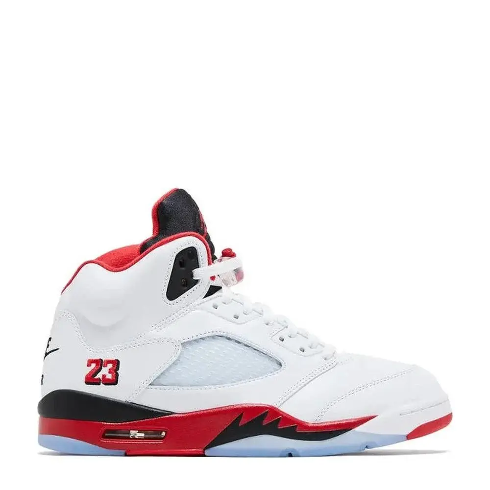 Nike Air Jordan 5 Retro Fire Red 2025 Basketball Mens Shoes HQ7978-101