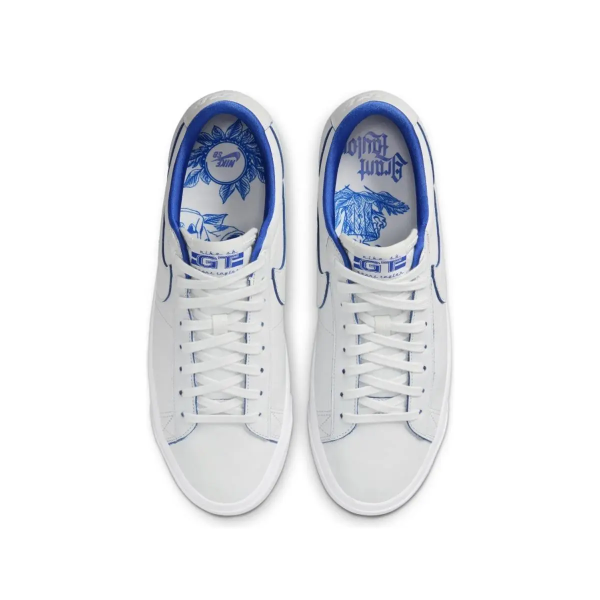 Nike shoes - Nike SB Blazer - Blazer - FZ1300-100 - Summit White/Game Royal 6