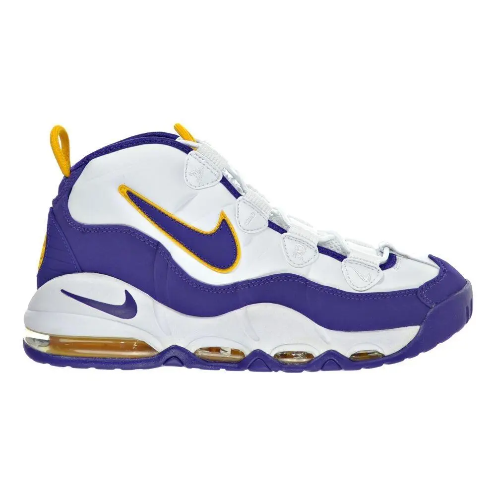 Nike Air Max Uptempo Men`s Shoes White/court Purple-white 311090-103