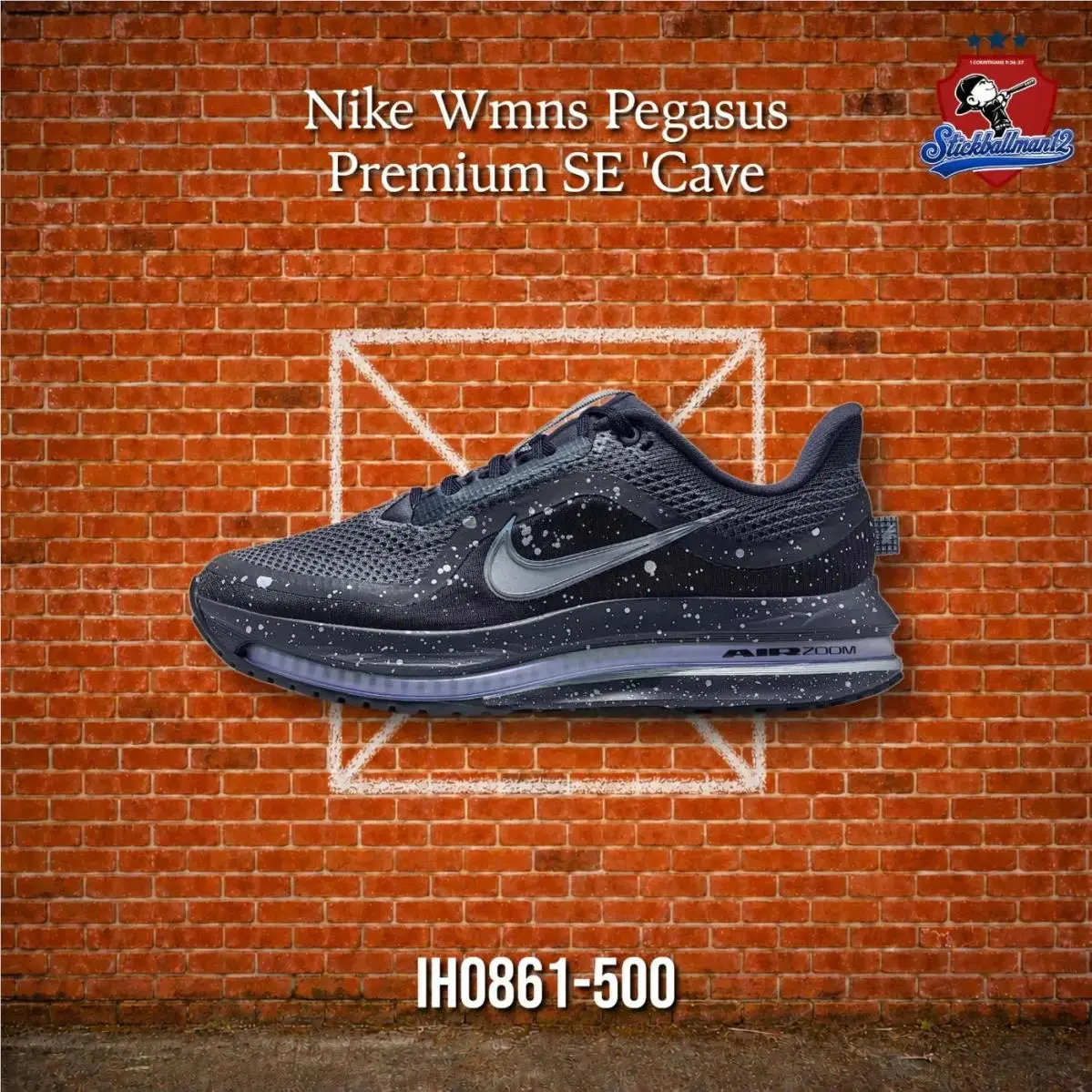 Nike Air Zoom Pegasus Premium SE Cave Purple Splatter Women`s IH0861-500 - Multicolor
