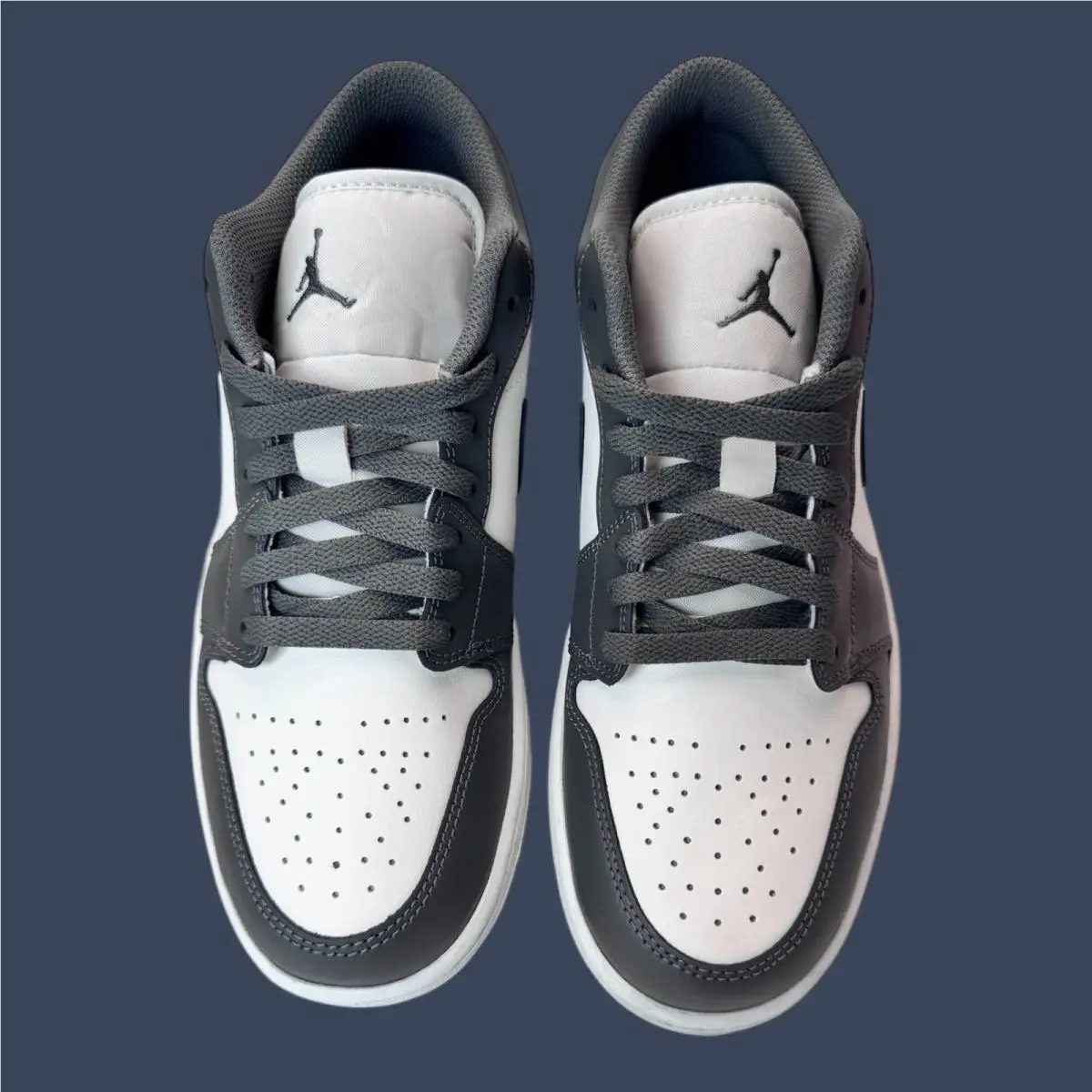 Nike shoes - Nike Air Jordan 1 Low Iron Grey/Summit White 553558-044 11