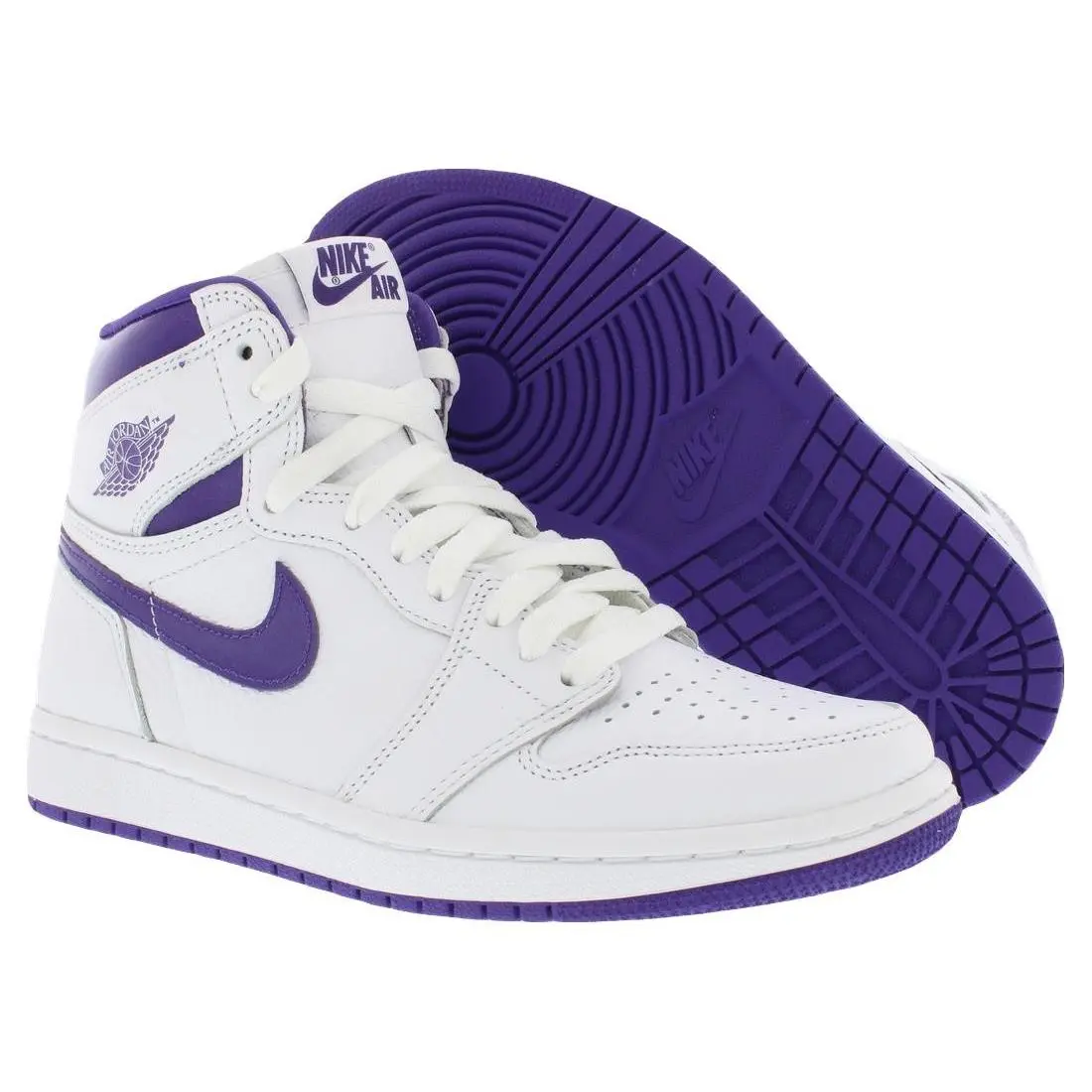 Nike shoes - White/Court Purple, Main: White 3
