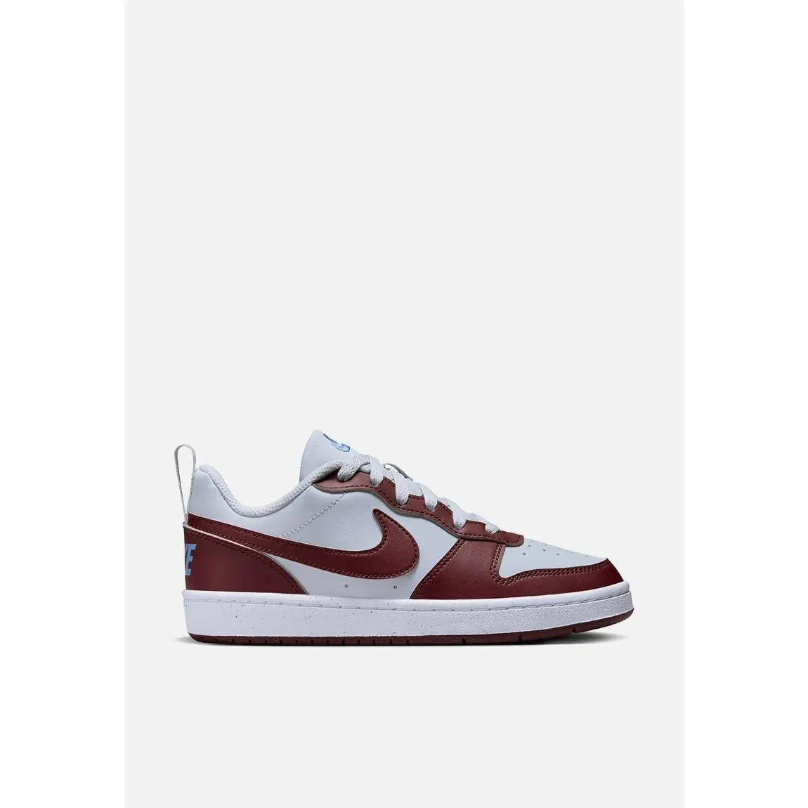 Nike Court Borough Low Recraft Big Kids` Shoes Dark Team Red Size 4Y-5Y