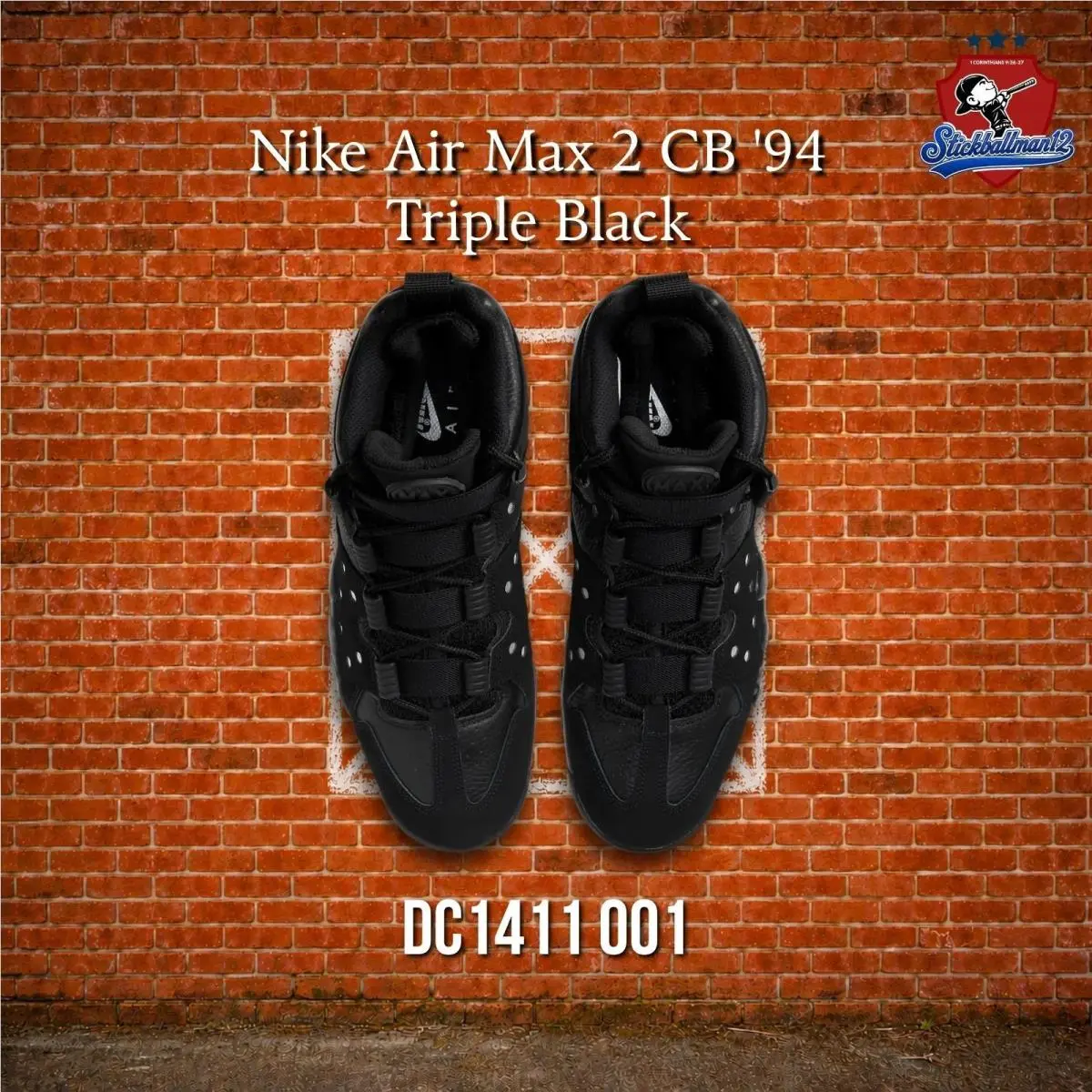 Nike Air Max 2 CB `94 Triple Black - DC1411-001