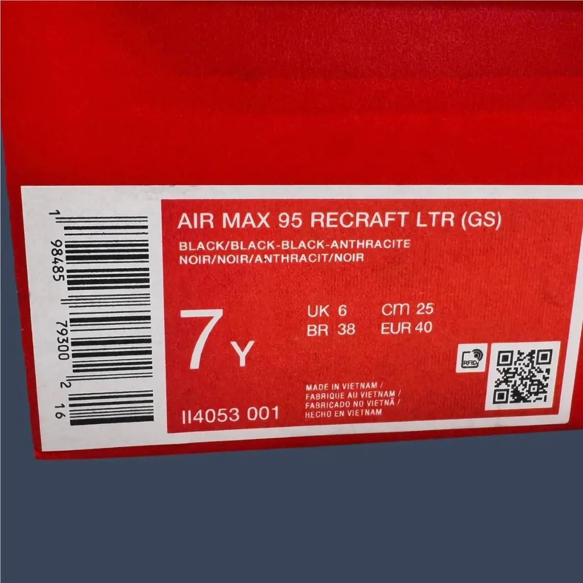 Nike shoes - Nike Air Max 95 Recraft GS Black / Anthracite – II4053-001 17