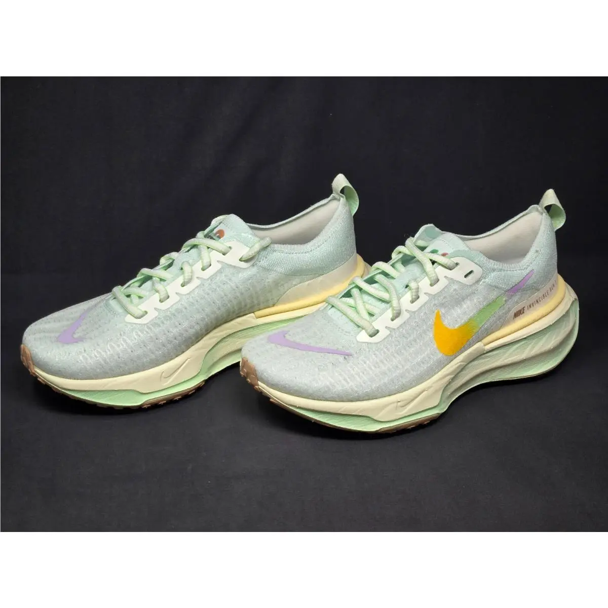 Nike Zoomx Invincible Run 3 Womens Multi Size Sail Green Yellow HF5729-391 Nby
