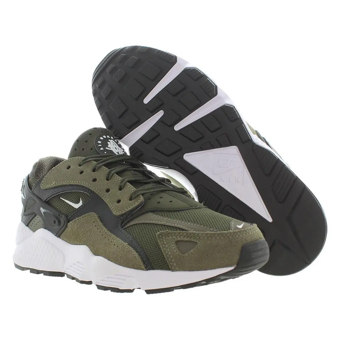 Nike Air Huarache Runner Mens Shoes - Cargo Khaki/White/Medium Olive