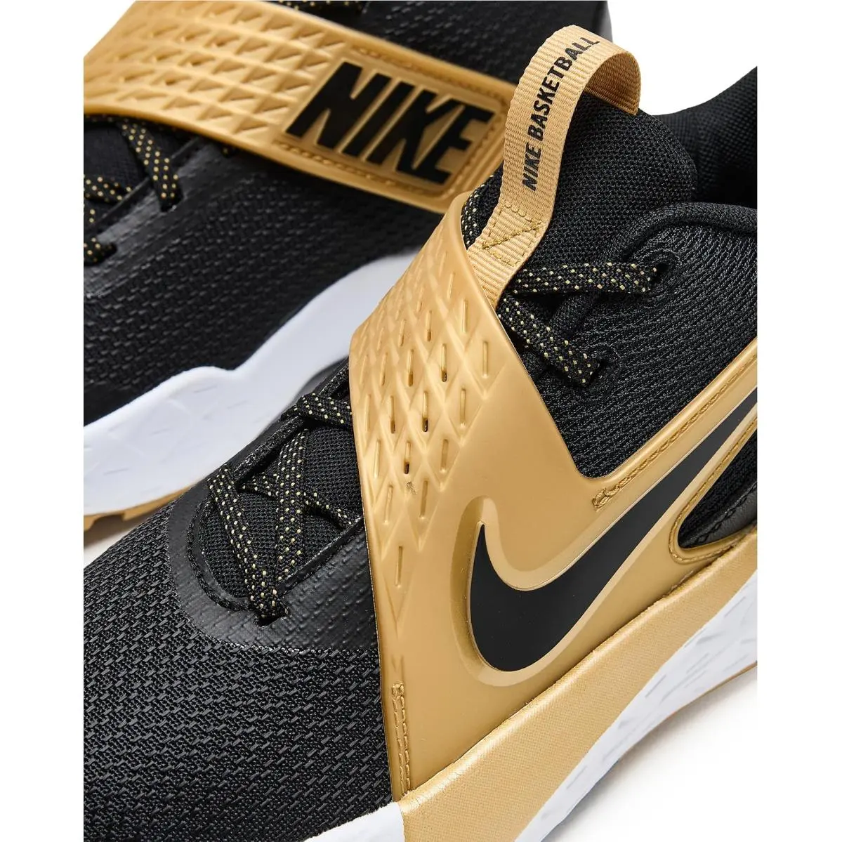 Nike shoes - Black/Black/Metallic Gold/White 11