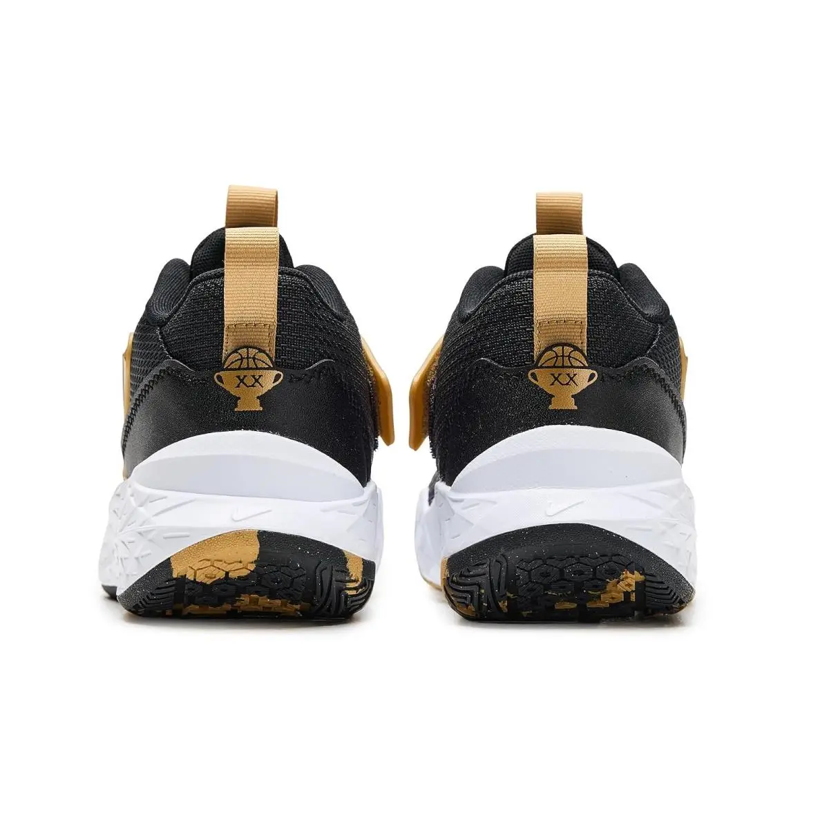 Nike shoes - Black/Black/Metallic Gold/White 12