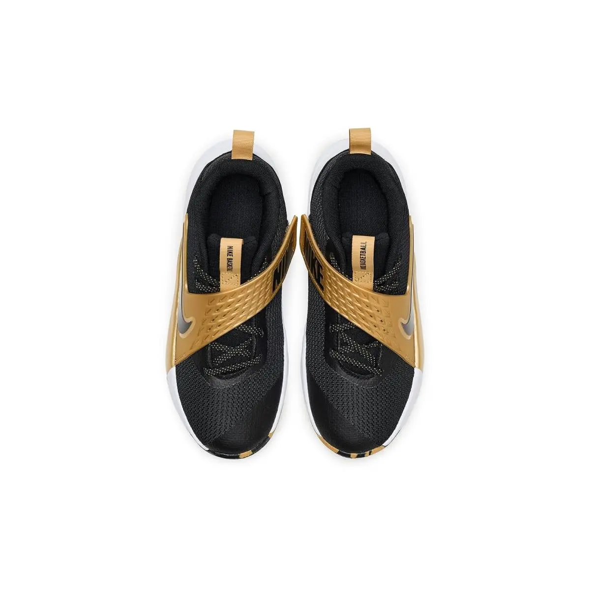 Nike shoes - Black/Black/Metallic Gold/White 7