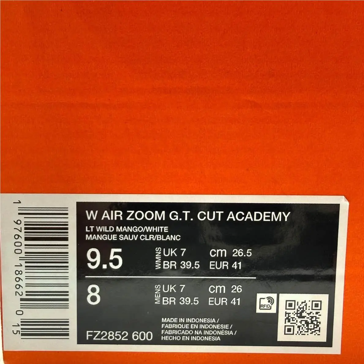 Nike shoes - Nike Air Zoom GT Cut Academy - FZ2852-600 - Orange 5