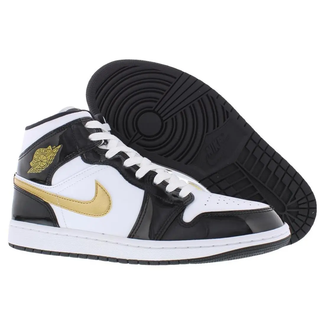 Nike shoes - Black/Metallic Gold/White, Main: Multi-Colored 3