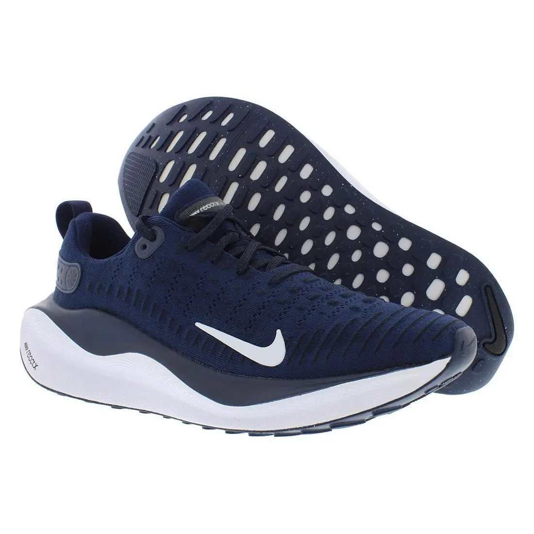 Nike Reactx Infinity Run 4 Unisex Shoes - College Navy/Platinum Tint, Main: Blue