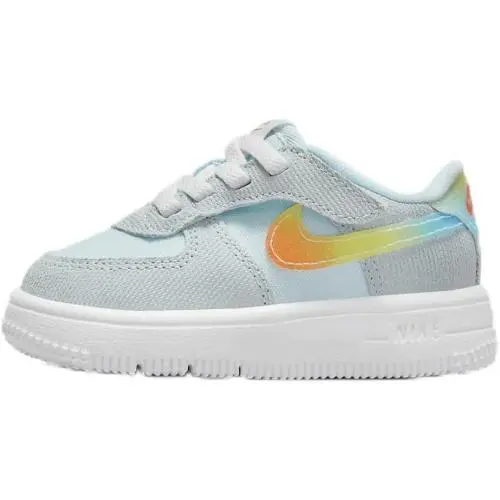 Toddler`s Nike Air Force 1 Low Easyon BT Glacier Blue/orng HF4784 474