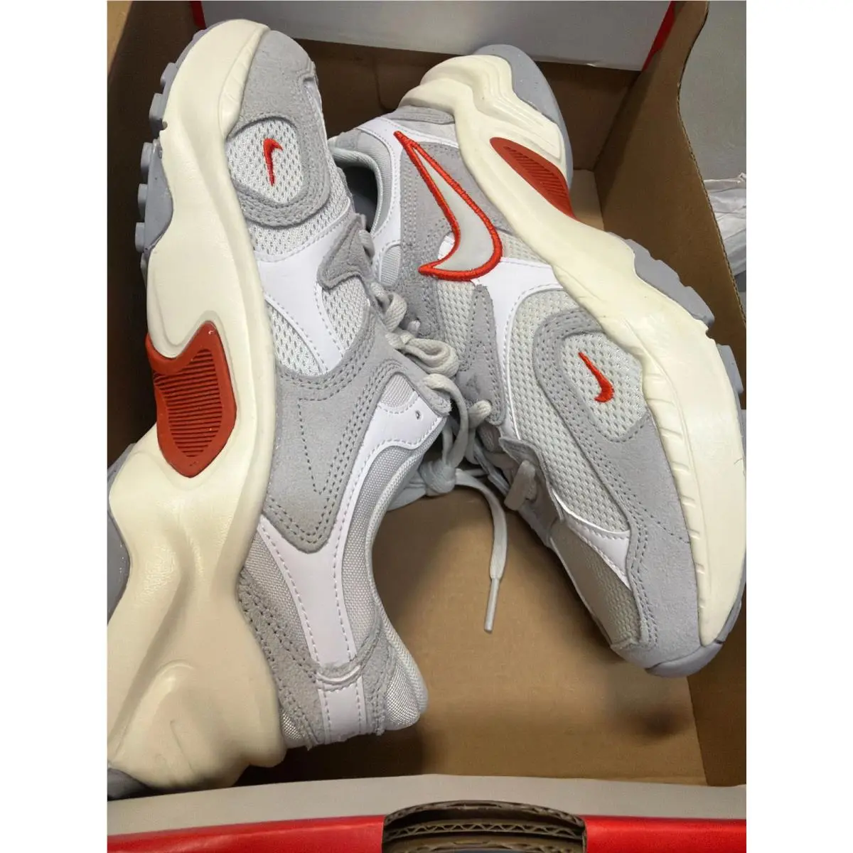 Nike Wmns AL8 Wolf Grey Picante Red IB3952-003
