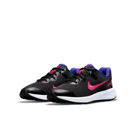 Nike Revolution 6 SE DD1104-013 Sneaker Big Kids Black Marathon Running NR6641