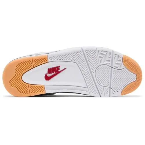 Nike shoes - Air Jordan Retro 4 - Air Retro - DR5415 100 - Sumit White/White/Navy/Neutral Grey/Gum Yellow/Varsity Red 3
