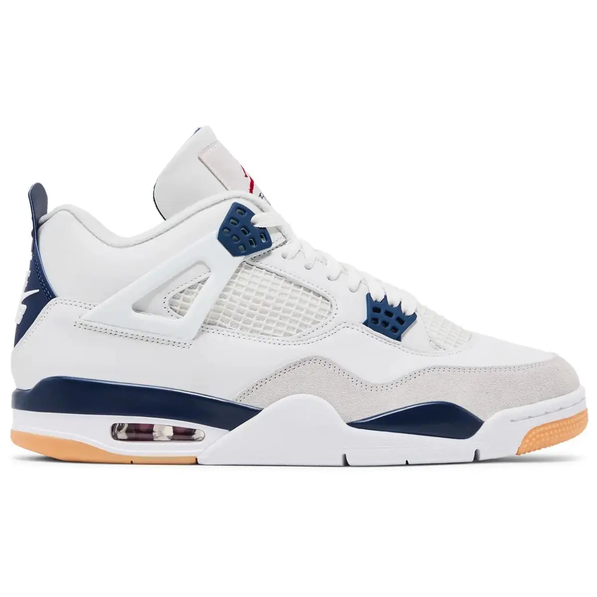 Nike shoes - Air Jordan Retro 4 - Air Retro - DR5415 100 - Sumit White/White/Navy/Neutral Grey/Gum Yellow/Varsity Red 4