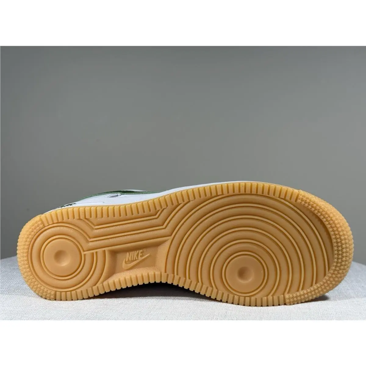 Nike shoes - Nike Air Force 1 Low - FD7039-101 - White/Forest Green/Gum Yellow 1
