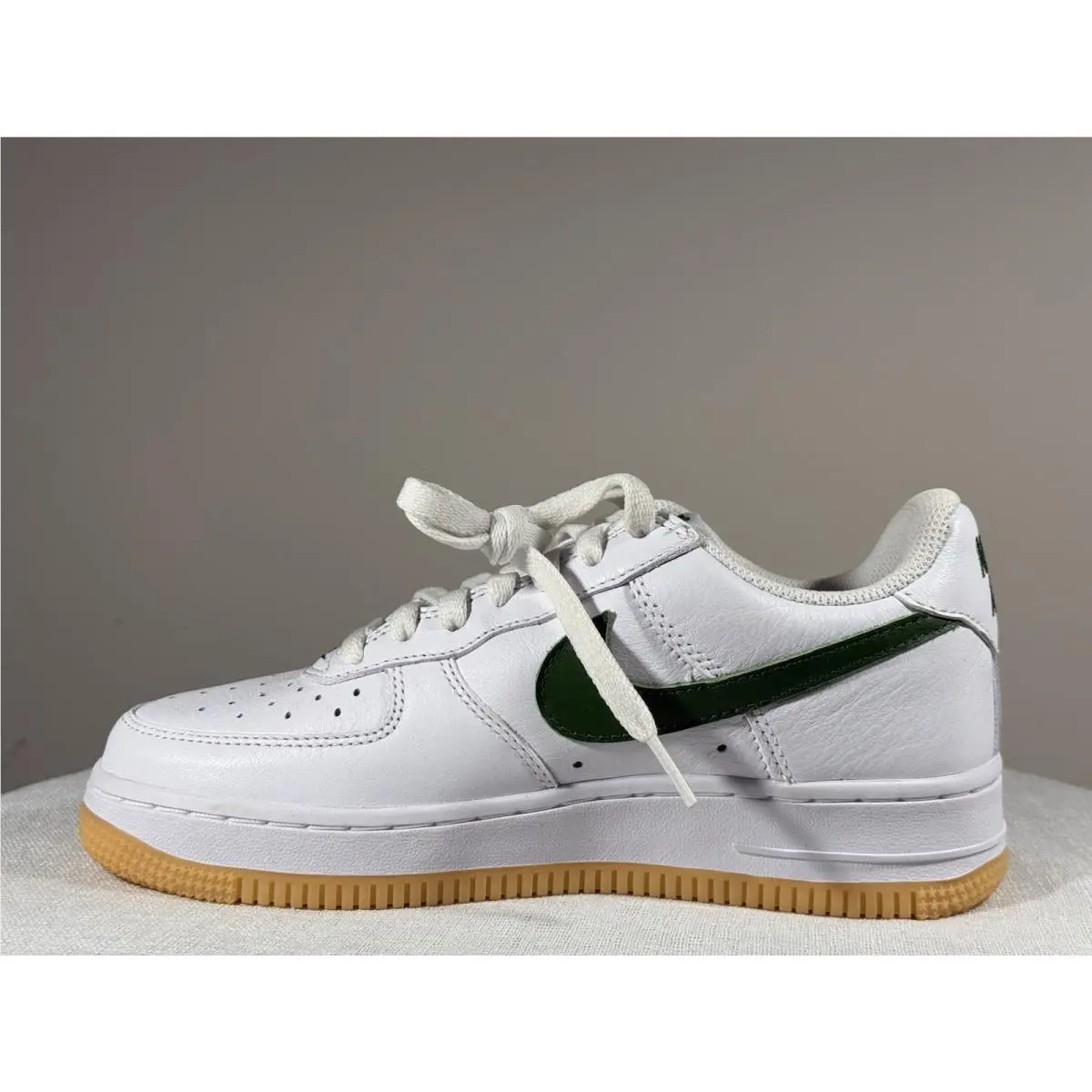 Nike shoes - Nike Air Force 1 Low - FD7039-101 - White/Forest Green/Gum Yellow 0