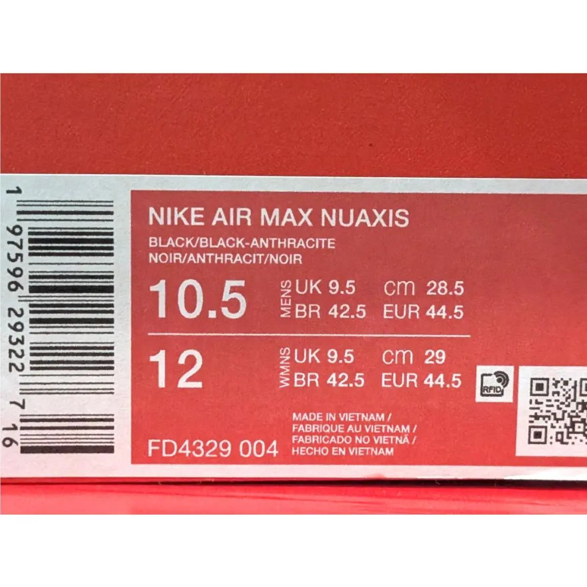 Nike shoes - Nike Air Max Nuaxis - Air Max Nuaxis - FD4329-004 - Black/Anthracite 9
