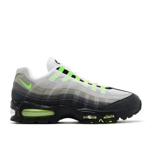 Nike Air Max 95 OG Neon 2025 Grey Suede Volt Accents Mens Shoes HM4740-001