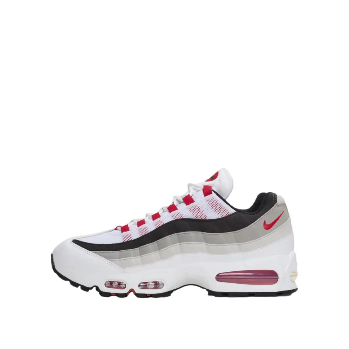 Nike Air Max 95 Big Bubble Premium White / Comet Red - Neutral Grey IB7862-100