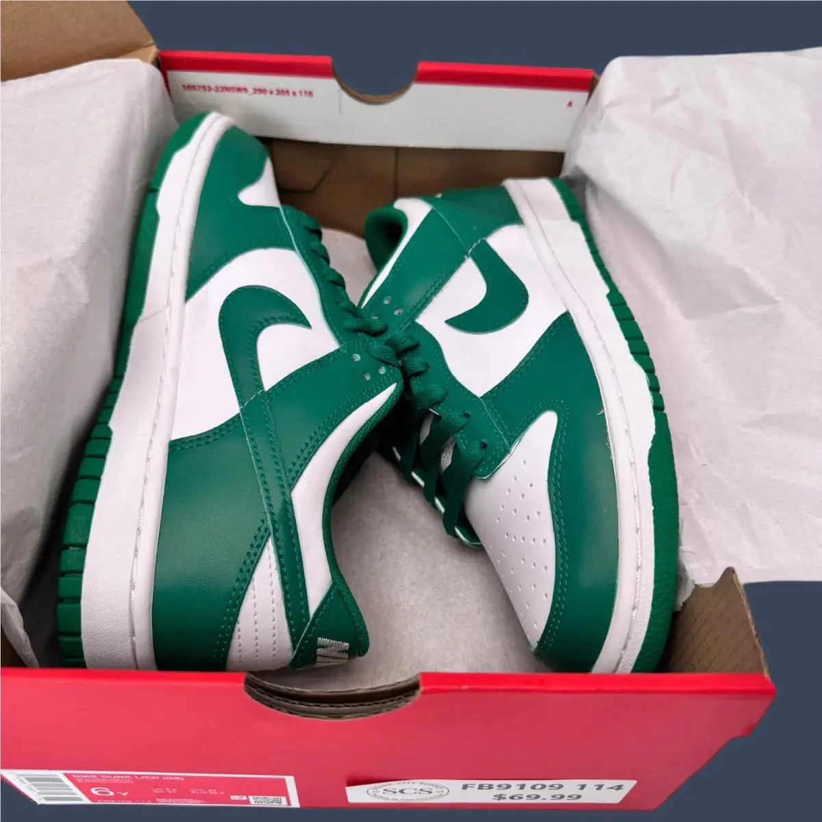 Nike shoes - Nike Dunk Low GS White/Malachite – FB9109-114 5