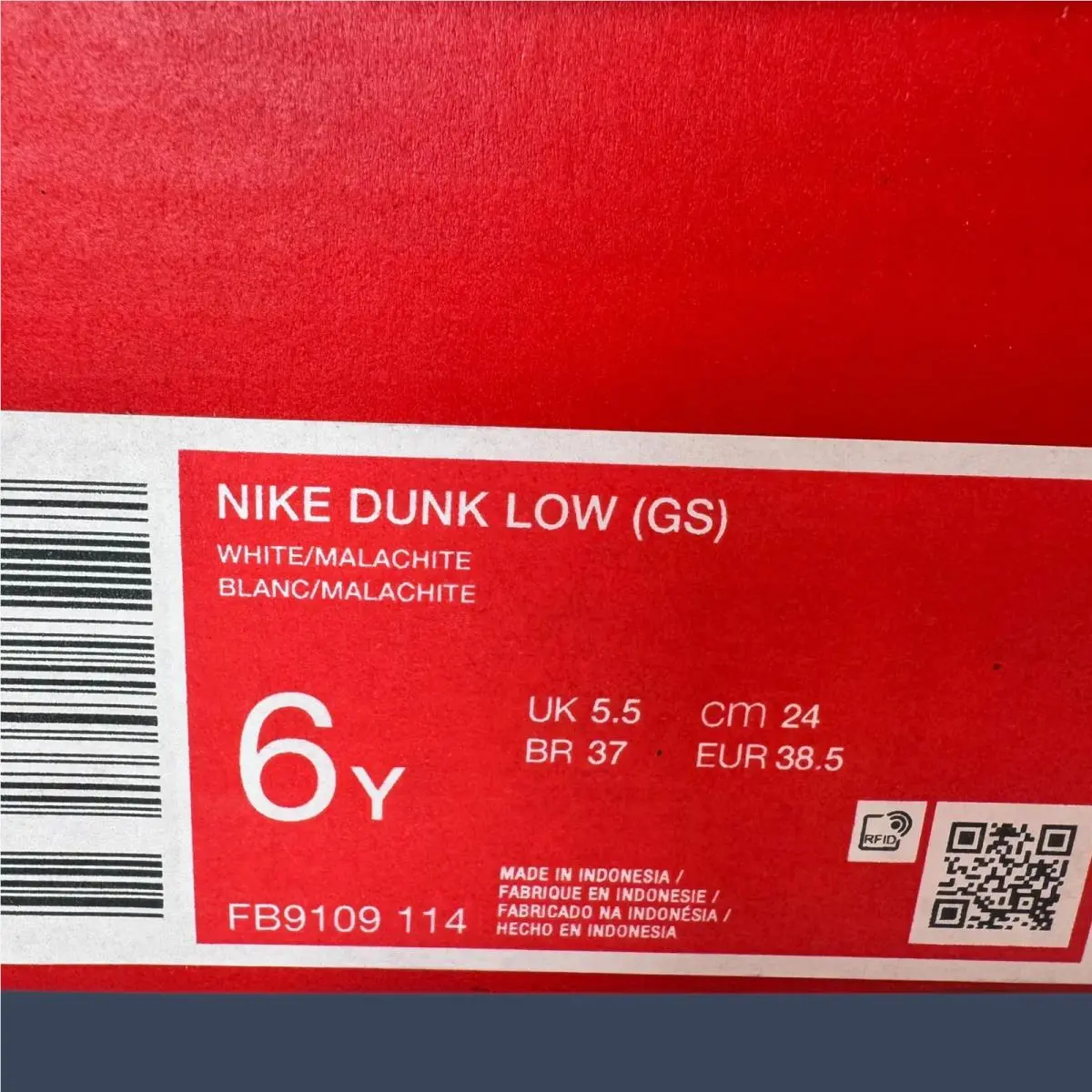 Nike shoes - Nike Dunk Low GS White/Malachite – FB9109-114 18