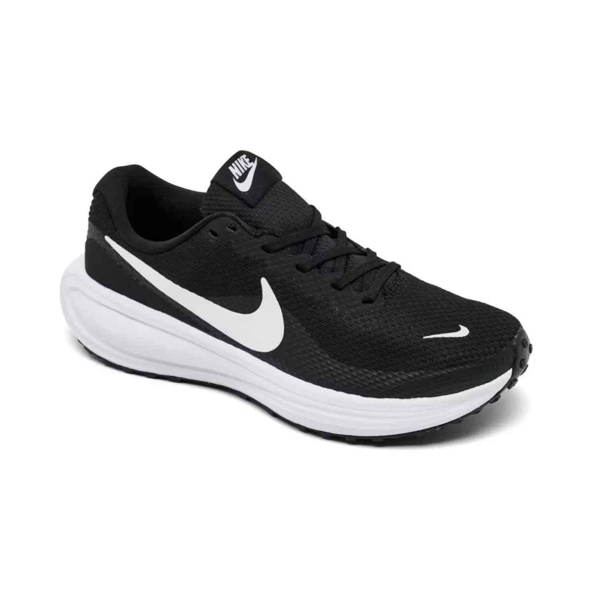 Nike Women`s Revolution 8 Running Sneakers Black White