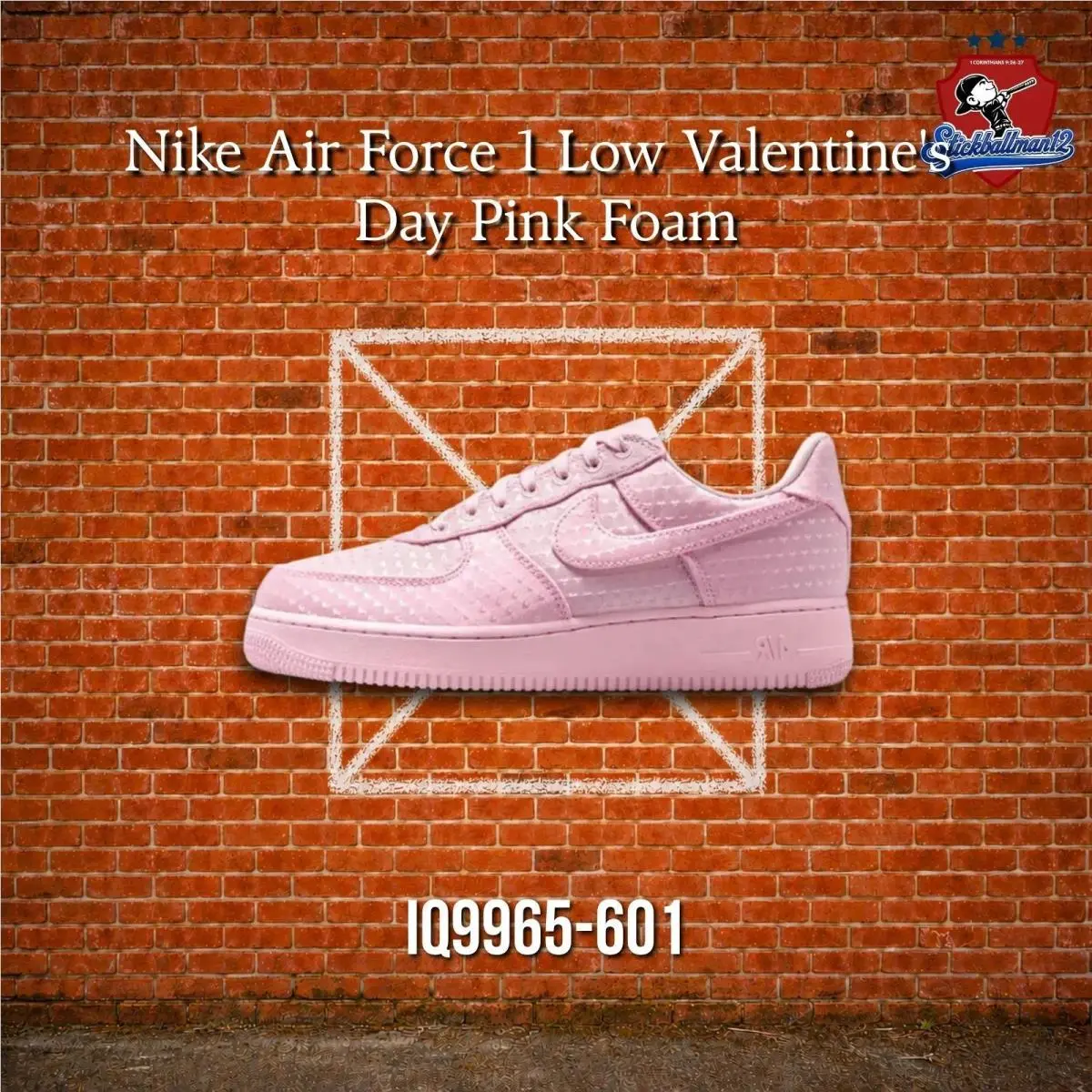 Wmns Nike Air Force 1 Low Valentines Day Pink Foam 2026 IQ9965-601