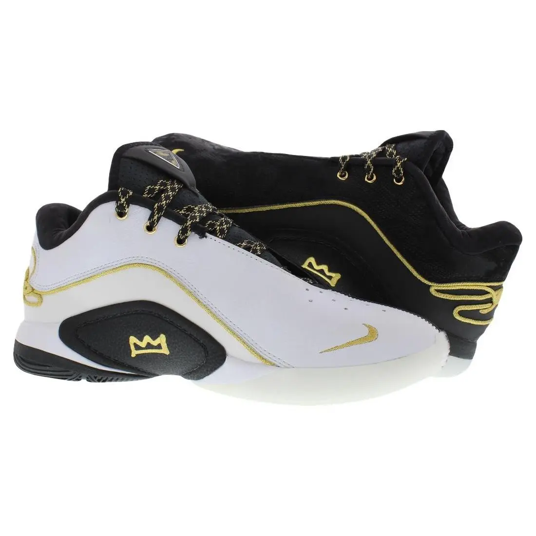 Nike shoes - White/Black/Metallic Gold, Main: Black 4