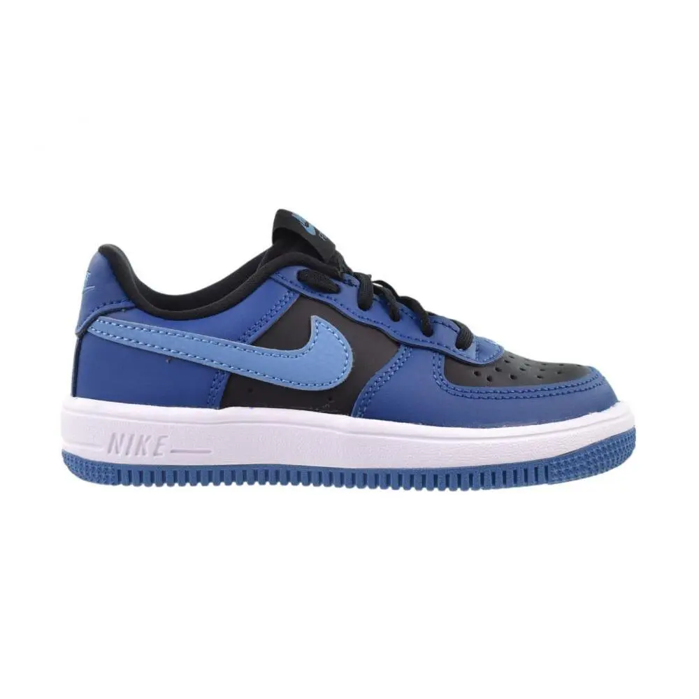 Nike Force 1 Low Lace PS Little Kids` Shoes Black/dutch Blue IF1673-012