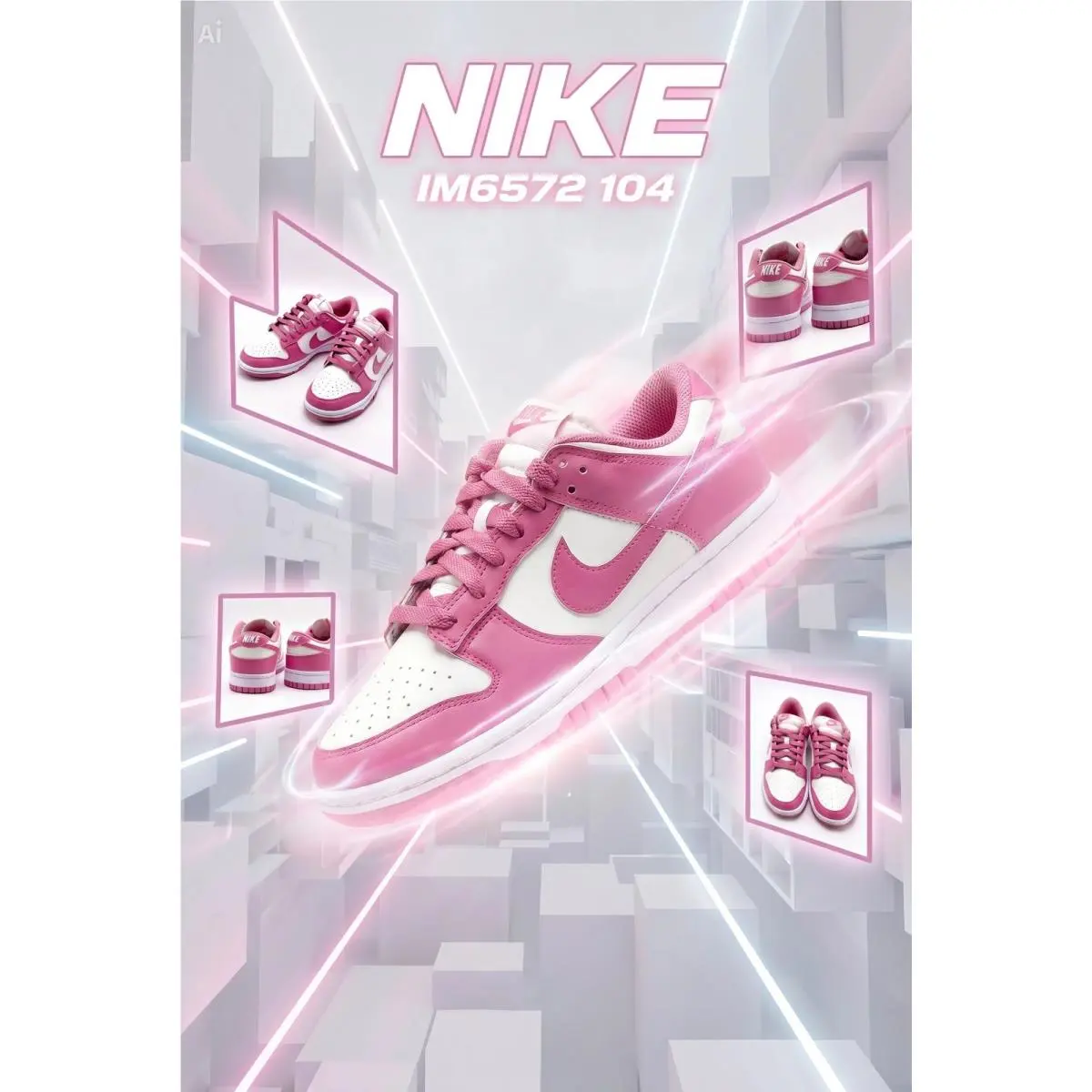 Nike shoes - Nike Dunk Low - Dunk Low - IM6572 104 - Pink 0