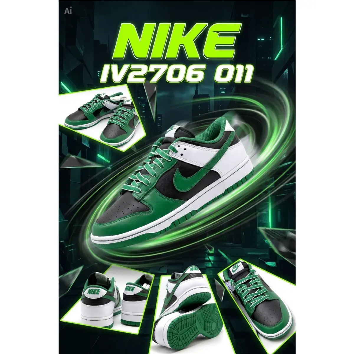 Nike shoes - Nike Dunks - Dunks - IV2706 011 - Green 6