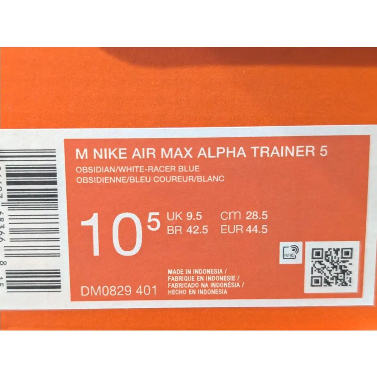 Nike shoes - Nike Air Max Alpha Trainer 5 - DM0829-401 - Obsidian/White/Blue 8