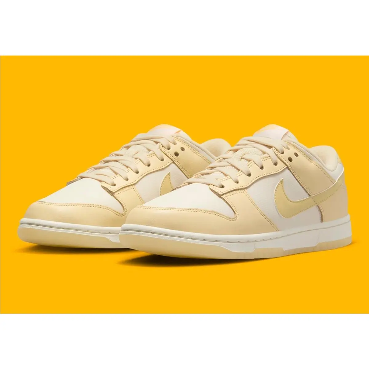 Nike Dunk Low Team Gold Women`s Yellow Sports Sneaker FZ2552-100