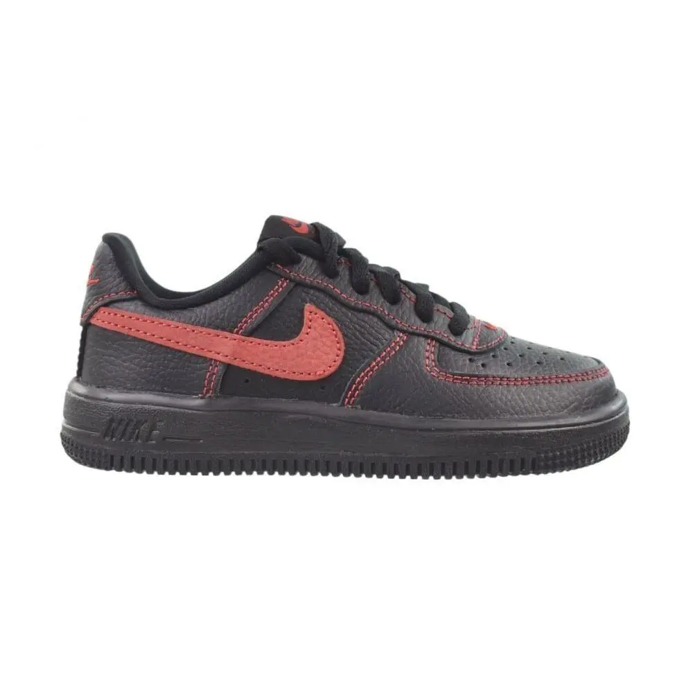 Nike Force 1 Low LV8 3 Lace PS Little Kids` Shoes Black/red IM7997-001