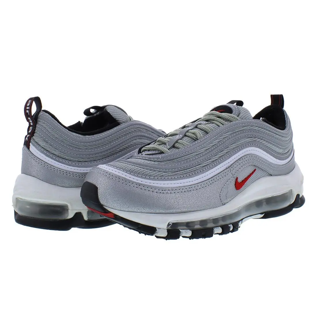 Nike shoes - Metallic Silver/Varsity Red, Main: Silver 1