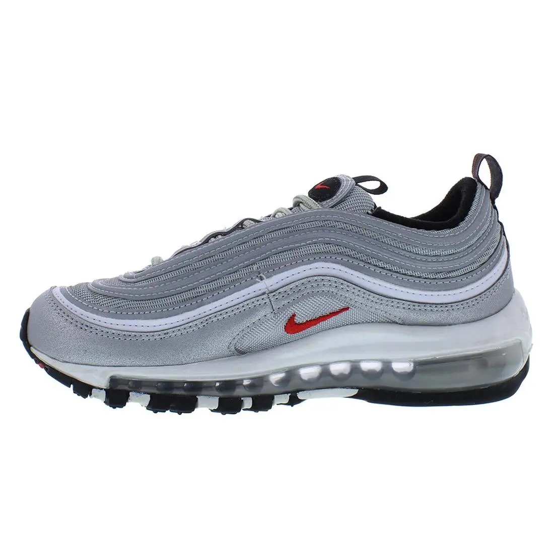 Nike shoes - Metallic Silver/Varsity Red, Main: Silver 2