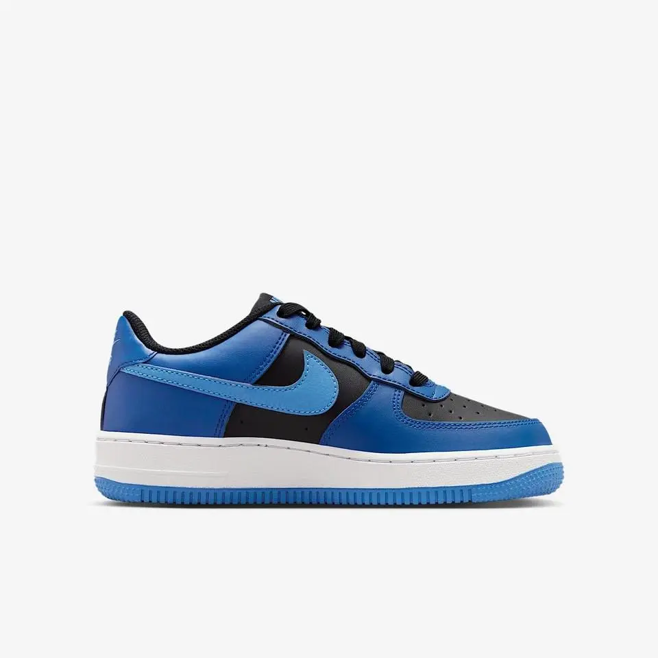 Nike shoes - Nike Air Force 1 - Air Force - BLACK/DUTCH BLUE COURT BLUE 0