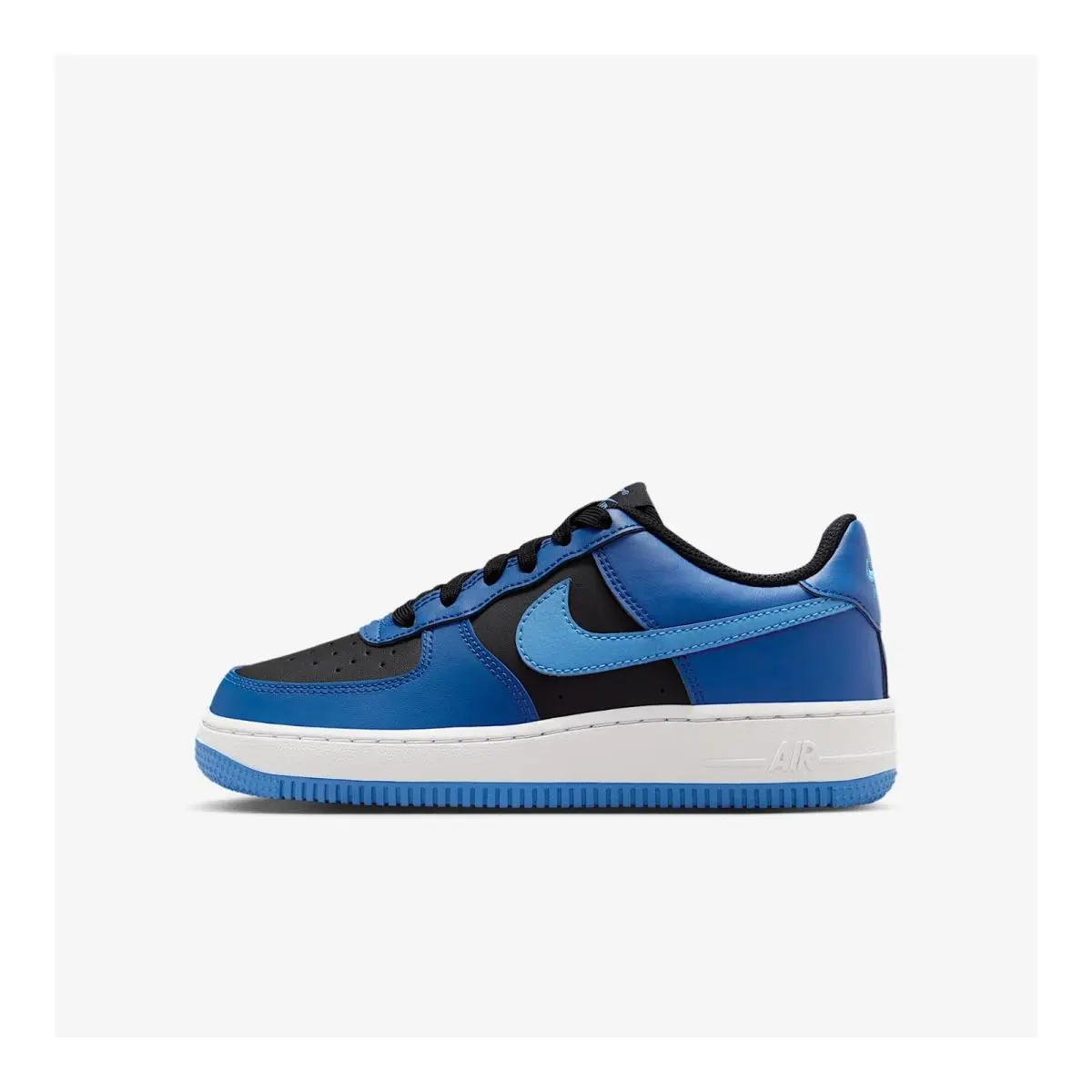 Nike shoes - Nike Air Force 1 - Air Force - BLACK/DUTCH BLUE COURT BLUE 5