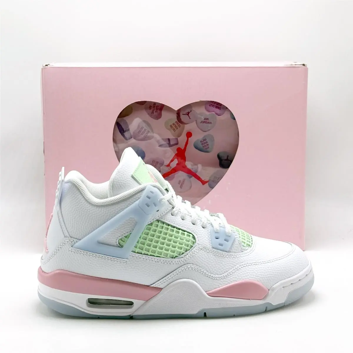 Unisex Youth Nike Air Jordan 4 Retro `love IN The Air` IB7068 100