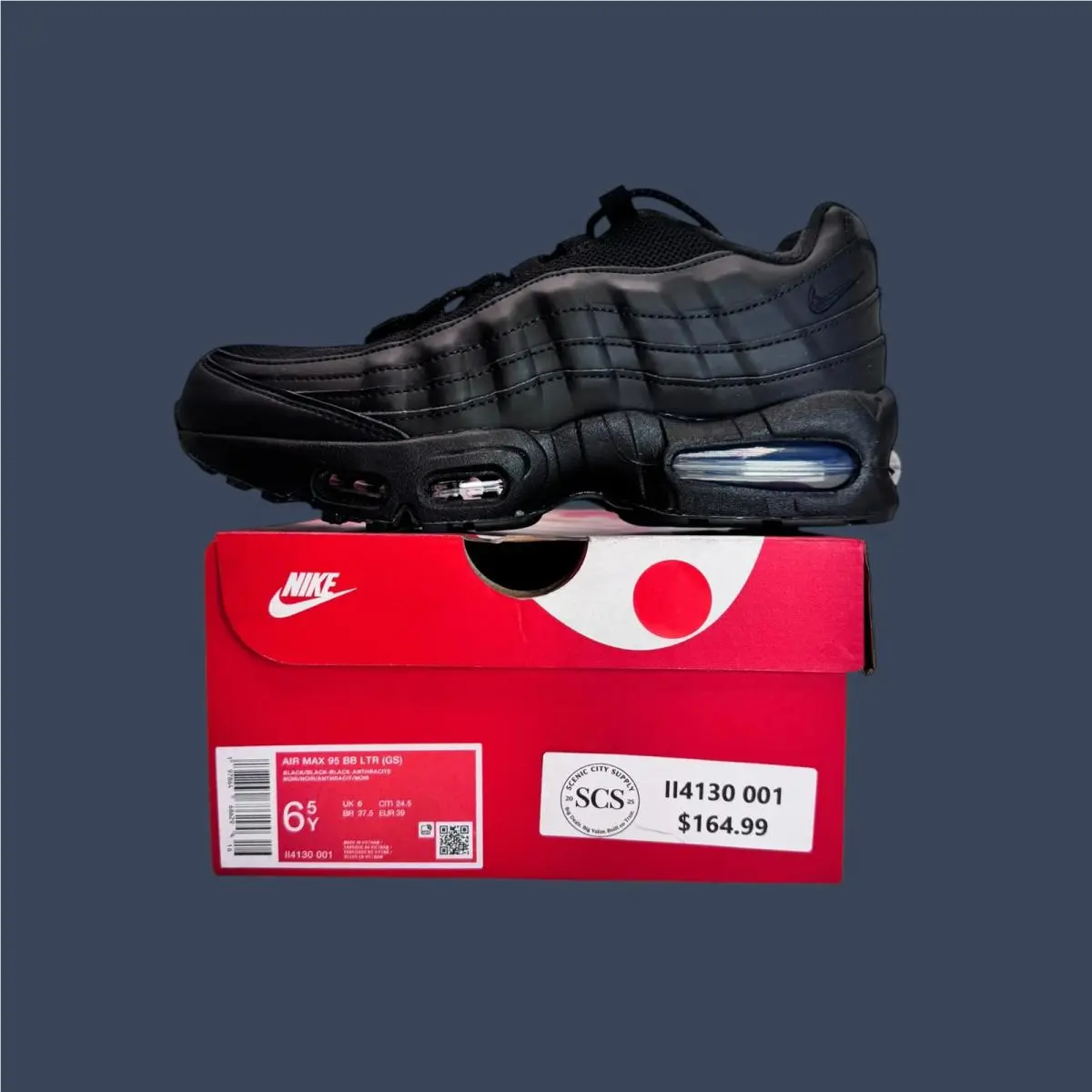 Nike shoes - Nike Air Max 95 GS Black/Anthracite – II4130-001 5