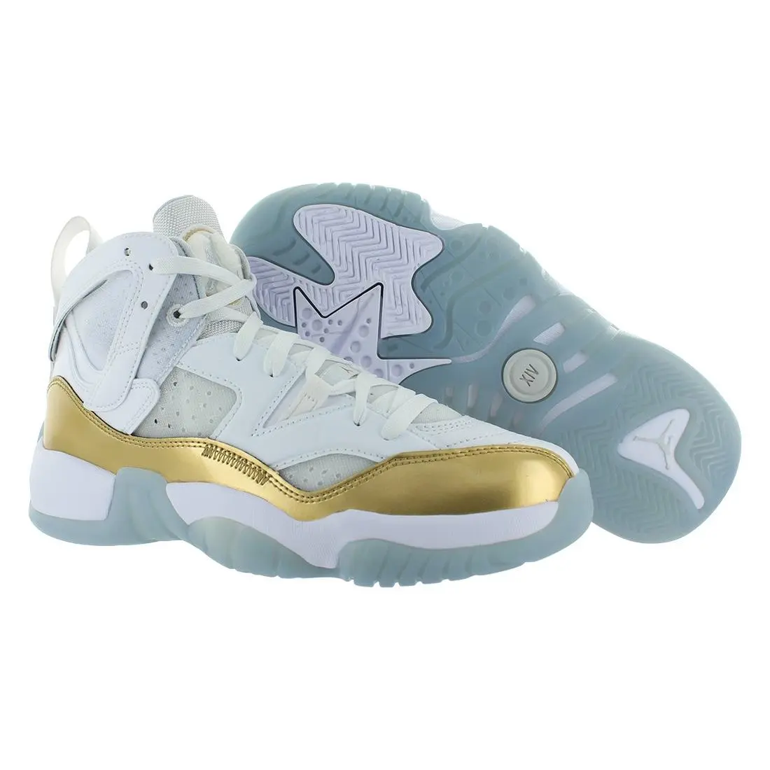 Nike shoes - White/Black/Metallic Gold, Main: Multi-Colored 4
