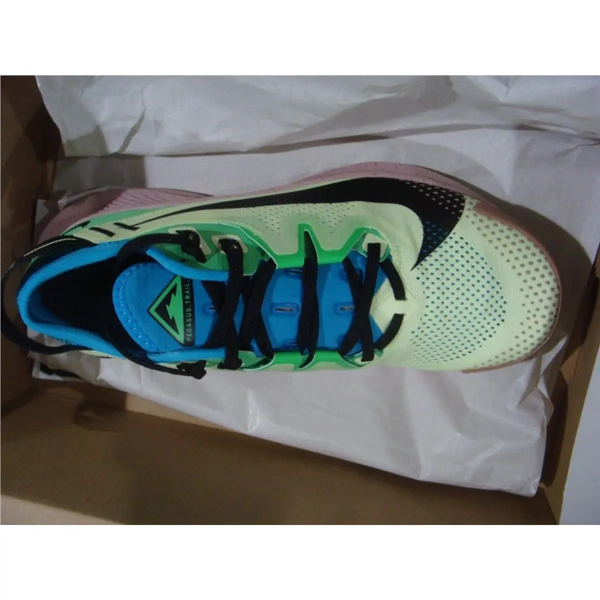Nike shoes - Nike Pegasus Trail 2 - Pegasus Trail - CK4305 700 - BARELY VOLT/BLACK LASER BLUE 0