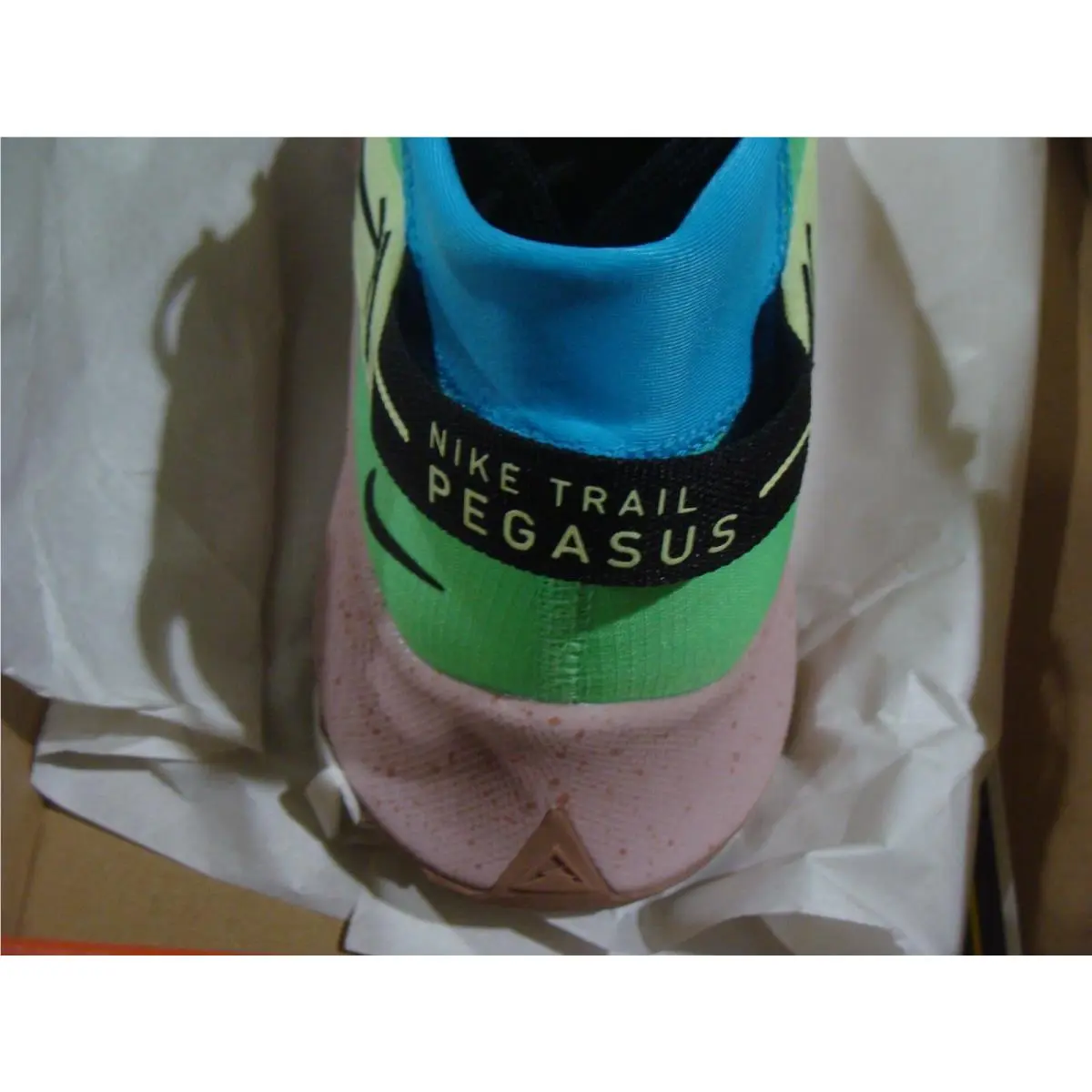Nike shoes - Nike Pegasus Trail 2 - Pegasus Trail - CK4305 700 - BARELY VOLT/BLACK LASER BLUE 4