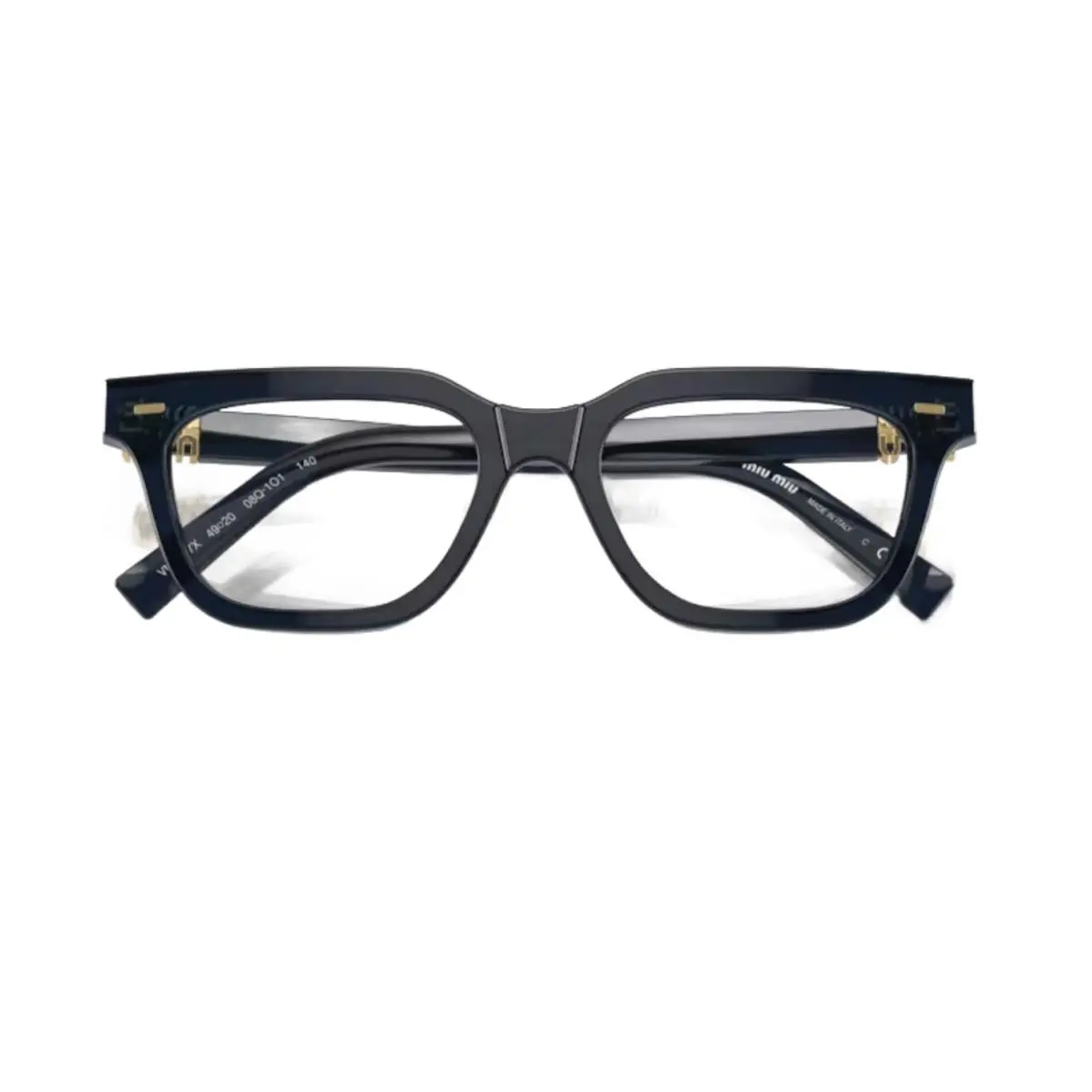 0MU 07XV Rectangle Eyeglasses Blue Crystal by Miu Miu