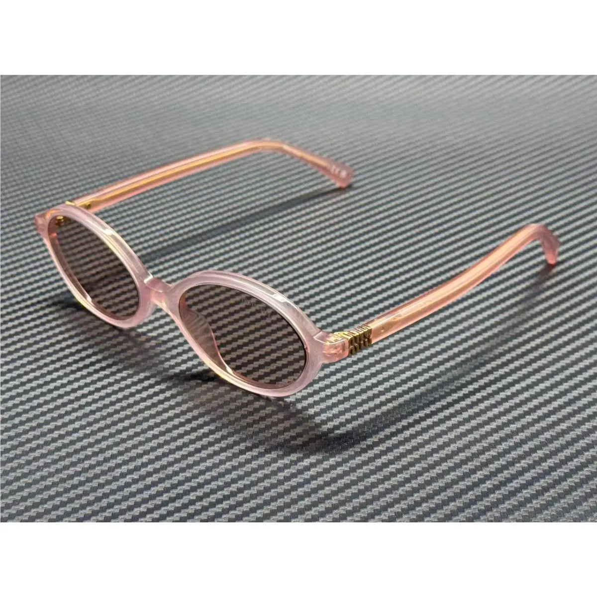 Miu Miu MU 04ZS 20I60V Opal Pink Pink Women`s 50 mm Sunglasses