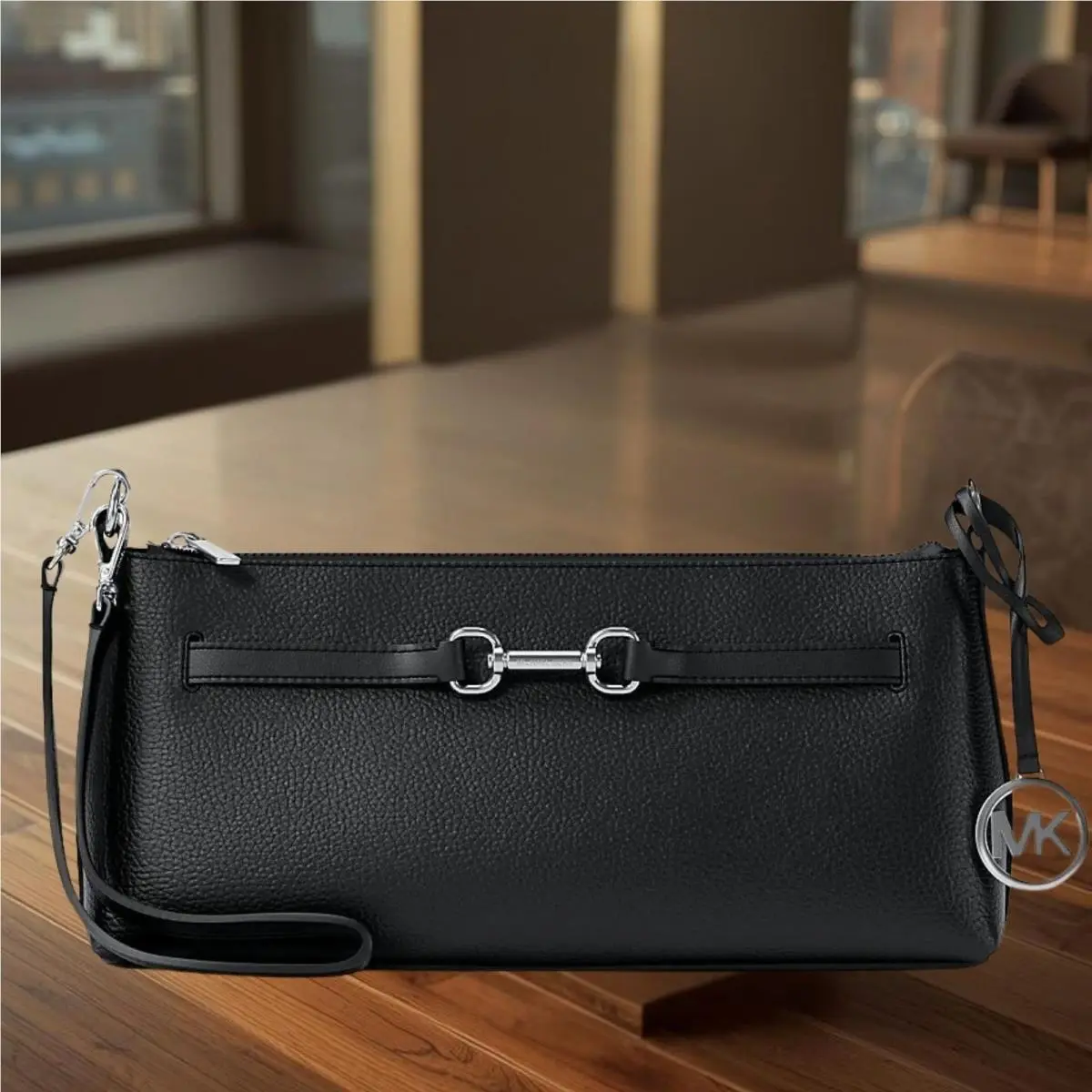 Michael Kors Carson Women Small Leather Convertible Crossbody MK Bag Variation